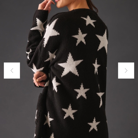 Maeve for Anthropologie Oversized Star Cardigan - Picture 5 of 10
